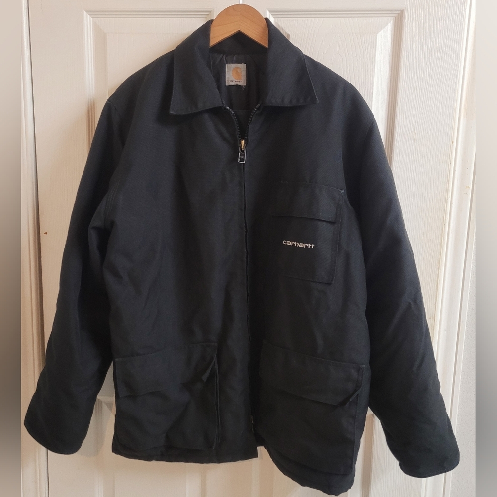 Carhartt - Detroit Jacket Cordura Nylon Padded Workwear - Black